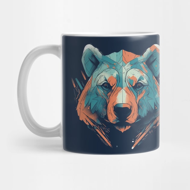 Bear head by GreenMary Design